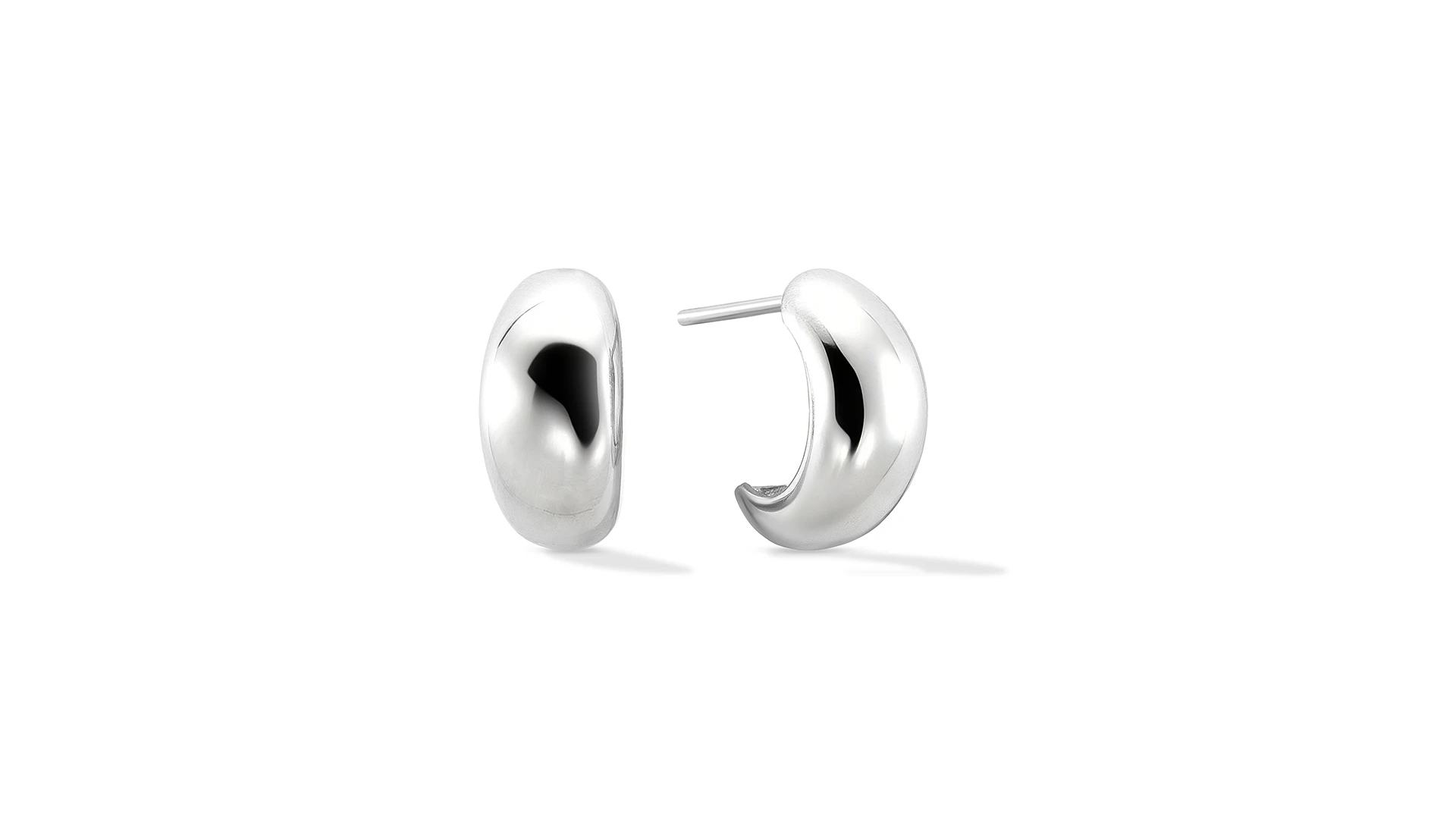 E-0003-W Cloud Earrings - Image 1