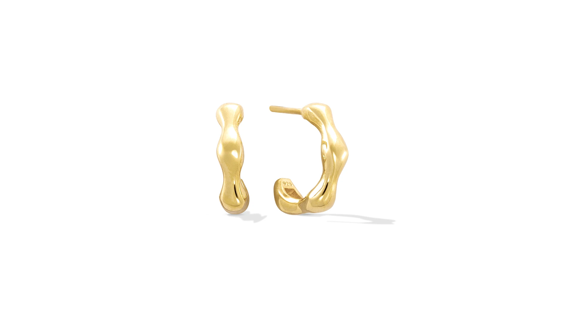 E-0005-Y Lina Earrings – Fluid Form - Image 1