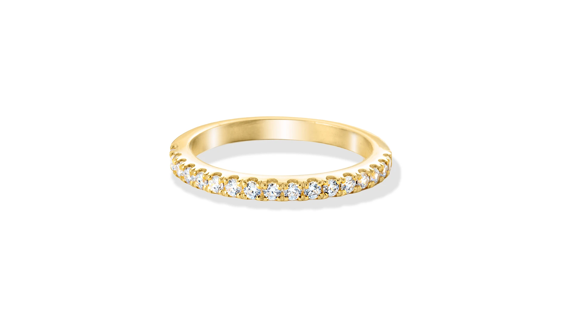 R-0002-Y Sora Ring-Half Eternity - Image 1