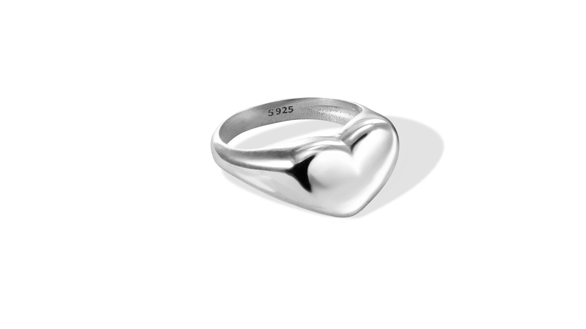 R-0013-W Alma Ring – Fluid Heart - Image 1