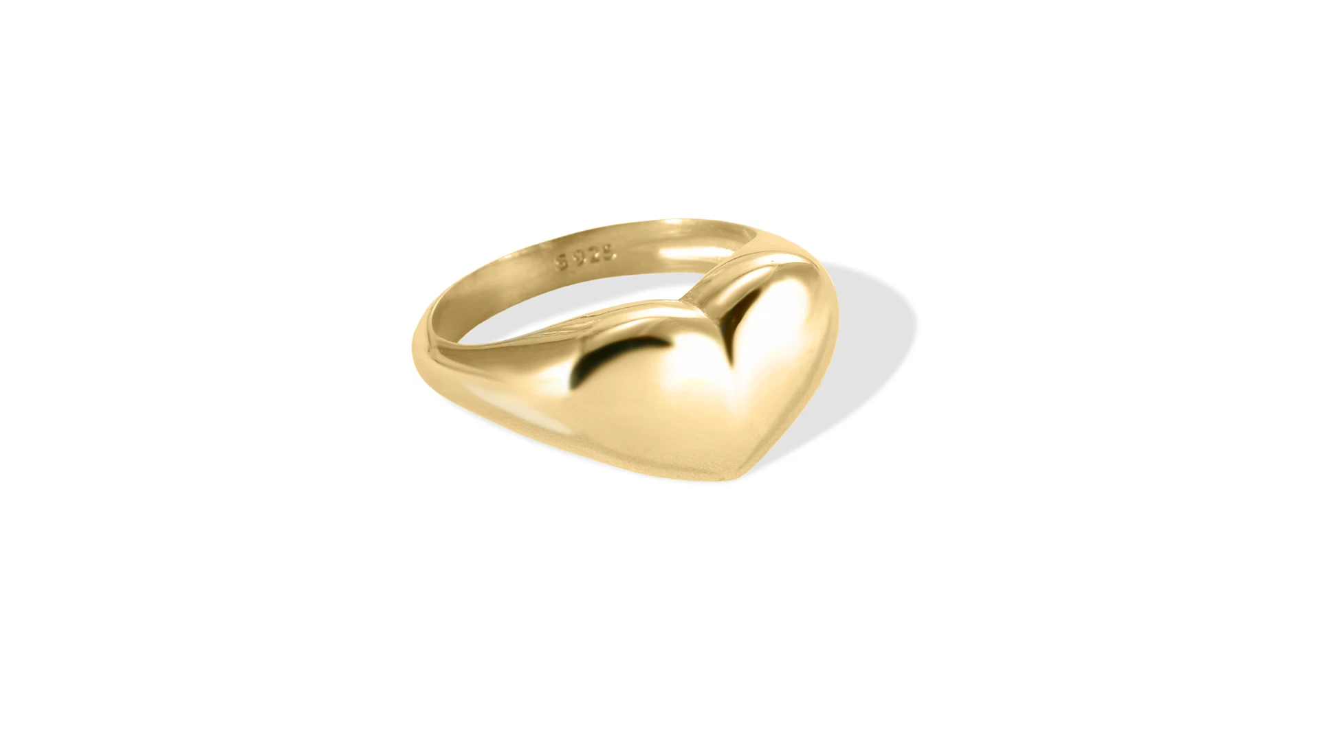 R-0013-Y Alma Ring – Fluid Heart - Image 1